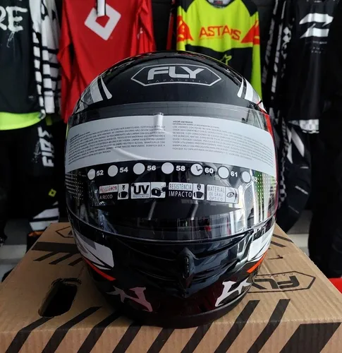 Casco Integral Moto Fly F7 Visor Simple