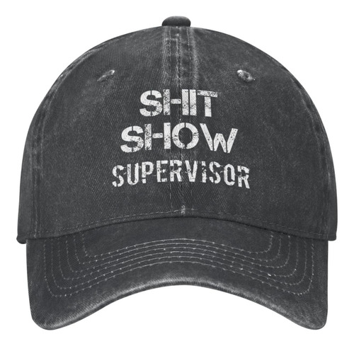 Tywonmy Hat Shit Show Supervisor Hat Hombres Gorra De Gorra