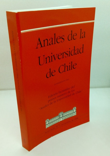 Anales De La Universidad De Chile, Del Año 1998.