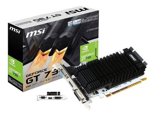 Tarjeta De Video Nvidia Msi Gt 730 2gb Low Profile Ddr3 64b