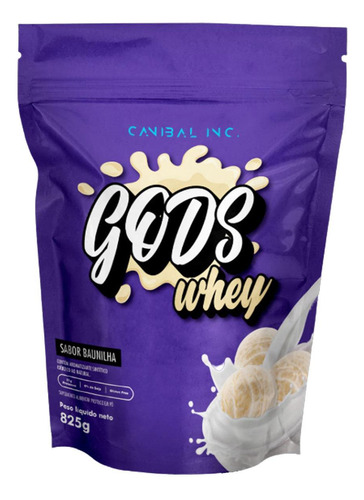 Whey Protein Concentrado Gods Whey 825g Baunilha Baunilha