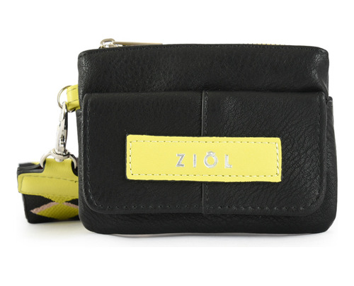 Monedero Rectangular Pequeño Turin Negro