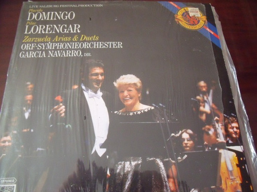 Lp Placido Domingo Y Pilar Lorengar, Zarzuela Arias Y Duets