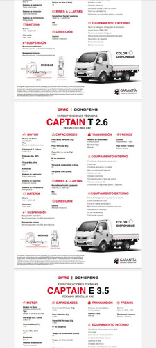 Dfac Dongfeng 2.6 Toneladas Chasis Cabina Mod 2025