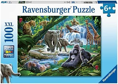 Ravensburger Jungle Animals Rompecabezas Xxl De 100 Piezas P