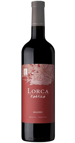 Vino Tinto Malbec . Lorca Poético ( Mendoza )