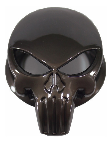 Cubre Botón Decorativo De Encendido Auto Punisher Metálico