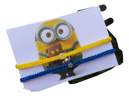 Pulseras Para Pareja Minions Poochy Con Imán 