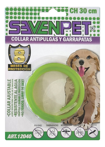 Seven Pet Perro Pequeño Collar 30 Cm  Modelo 12040