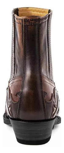 Botas De Vaquero Occidentales Unisex Botas Cortas De Cuero