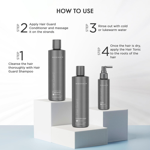 Conjunto De Shampoo E Condicionador Para Tratamento De Queda