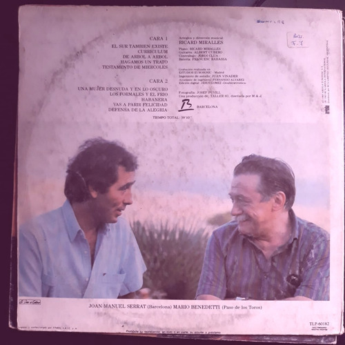Serrat - El Sur Tambien Existe (Usado)