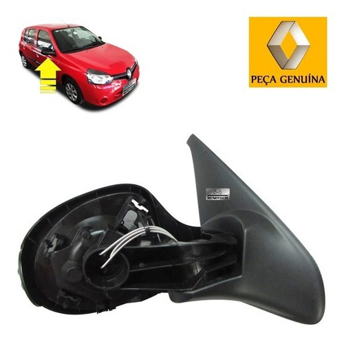 Retrovisor S Capa S Lente  Dir. Manual Clio 2012 963012634r 