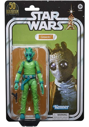 Greedo Retro Star Wars Black Series 50 Años Ugo (Usado)