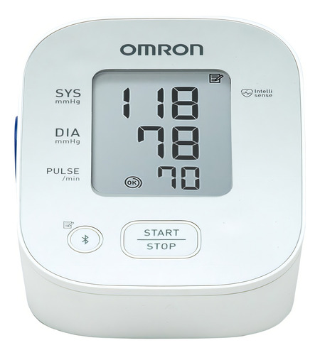 Toma Presión De Brazo C/bt Omron Hem7144t2 Color Blanco