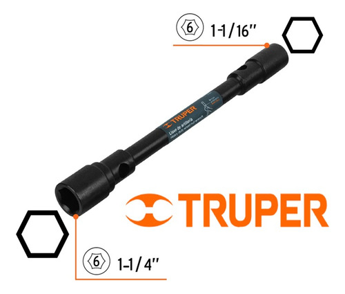 Llave De Artilleria Camion 1-1/16 X 1-1/4 Truper