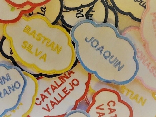 Parches - Etiquetas Escolares X 4 Unid. Personalizados