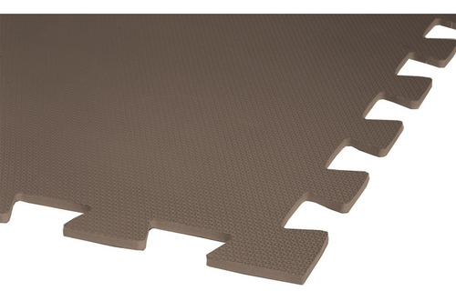 Tatame Tapete Eva 100x100x1cm 1x1 Metro 10mm Marrom