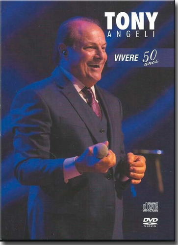 Dvd Tony Angeli - Vivere 50 Anos(dvd+cd)