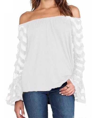 Blusa Manga Anillada, Talles Especiales (hasta Talle 6xl)