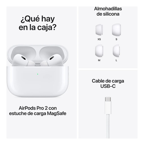 Auriculares Inalámbricos Pro 2da Generación Blancos Blanco