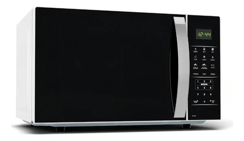 Micro-ondas Britânia modelo Bmo38 preto e branco