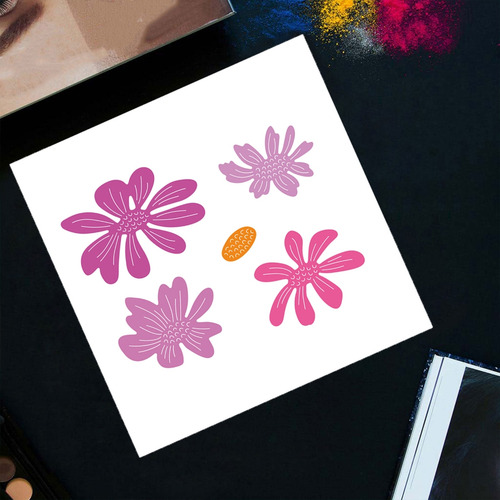 Troqueles Para Cortar Metal Con Forma De Flor (1 #mold), Pla