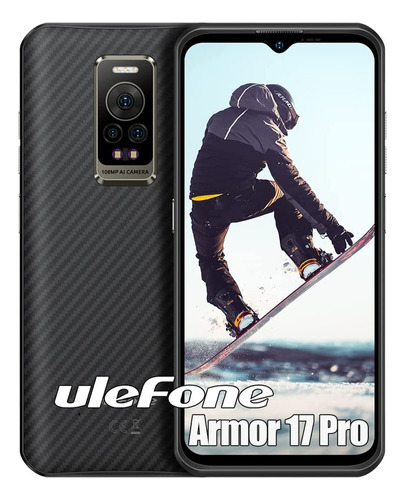 Ulefone Armor 17 Pro Rugged Smartphone 13gb + 256gb Cámara Triple De 108 Mp, Cámara De Visión Nocturna De 8 Mp Helio G99 6.58 Fhd+, Android 12