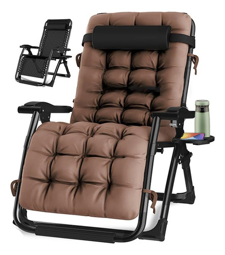 Kingbo Oversized Zero Gravity Chair, Lawn Recliner, Reclinin