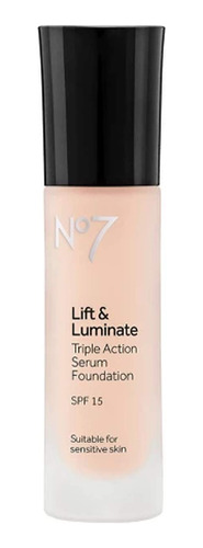 No7174; Lift & Luminate Serum Fundacin Spf 15cool Marfil1oz