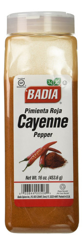 Badia Pepper Cayenne, 16 Onzas