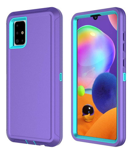 Funda P/samsung Galaxy A31 Con Protector De Pantalla 