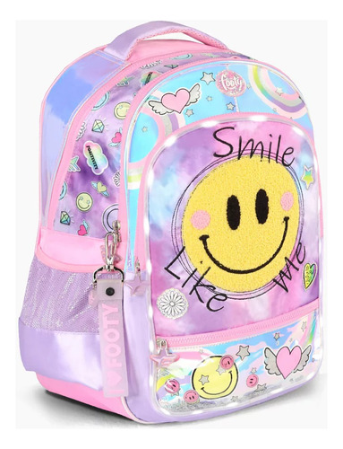 Mochila Espalda 18 Con Luz Smile Like Me Footy F2113