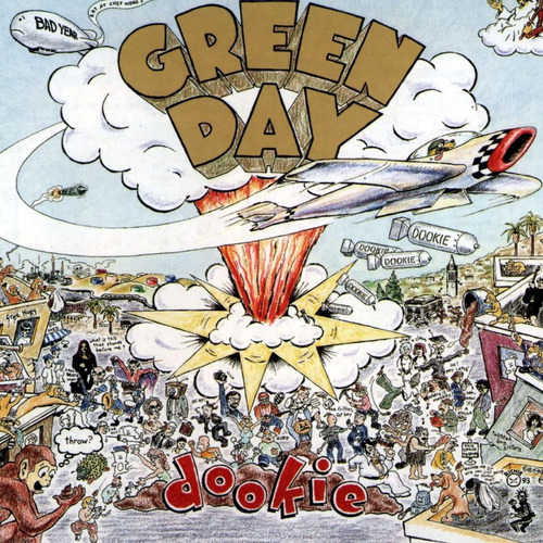 Poster Banda 50x50cm Green Day Show Cartaz Dookie - Rock