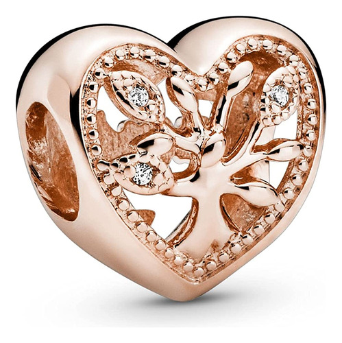 Pandora Jewelry Openwork Family Tree Heart Charm - Pulsera O