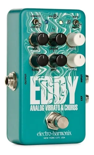 Pedal de efeito Electro-Harmonix Eddy azul-celeste | MercadoLivre