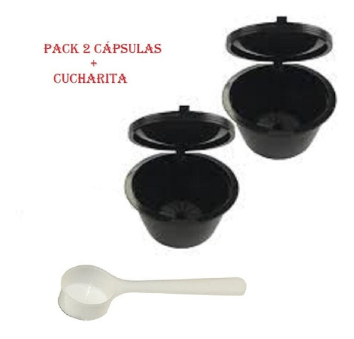 Capsulas Reutilizables P/ Dolce Gusto 2+ Cucharita Santiago