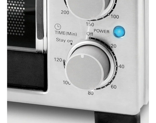 Imagen 2 de 7 de Horno Electrico Midea 32 Lts 1500w Spiedo Conveccion Timer