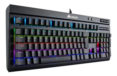 Teclado Mecânico Gamer Corsair K68 Rgb Switch Cherry Mx Red Cor de