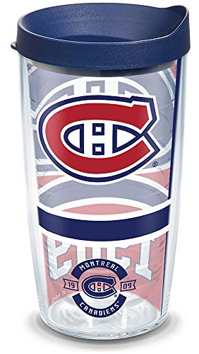 Nhl Montreal Canadiens - Vaso Aislado Con Estante Superior C