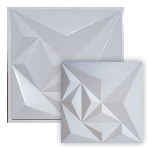 Forma Gesso Molde 3d 50x50 Triângulo Bali Lindíssimo