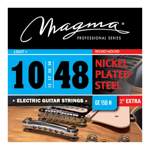 Encordado Guitarra Electrica Cuerdas 010-48 Magma Ge150n 