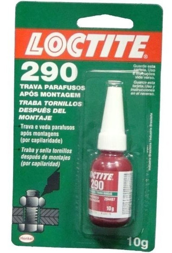 Fijador De Roscas Loctite Resistencia Media 10 Gr