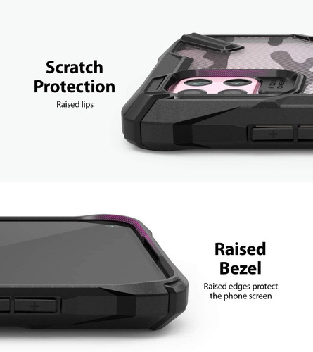 Imagen 3 de 9 de Funda Ringke Fusion X Huawei P40 Lite