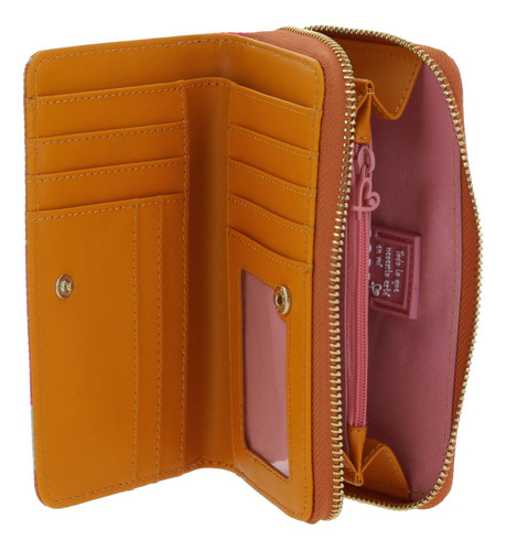 Cartera Gorett Sol Gs25086-o Color Multicolor Diseño De La Tela Floreado