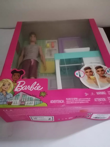 Barbie Ken Barba Mágica Original Mattel Ken Sellada De Fabri (Usado)