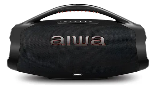 Caixa De Som Boombox Aiwa AWS-BBS-01B 200w IP66 30hs De Bateria