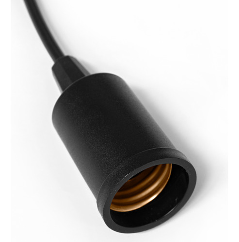 Fio Pendente Liso Cabo Retro 1 Metro Com Canopla