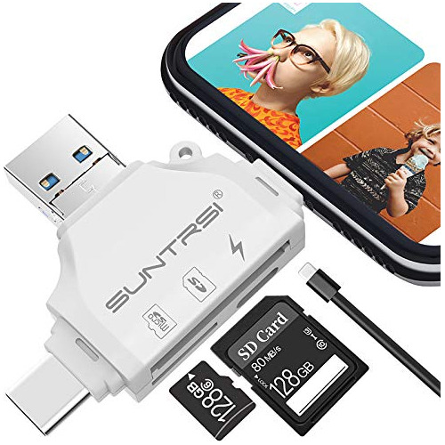 Sd/micro Sd Card Reader For iPhone/iPad/android/mac/computer