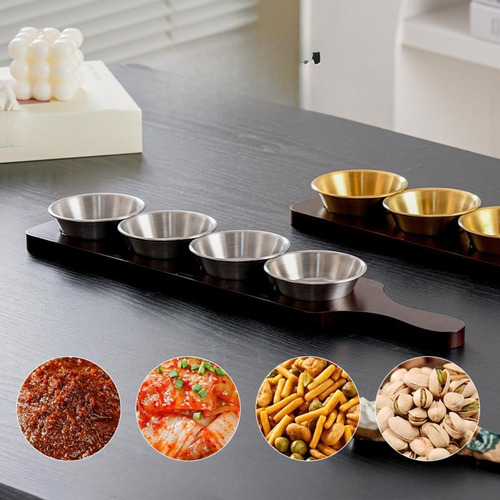 Juego De Platos Compatible Con Salsa Plata Con 4 Rejillas.